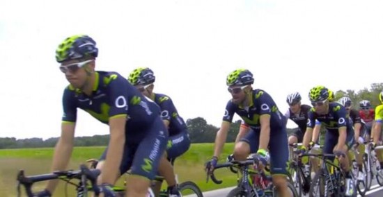 Jesús Herrada intentó meterse en una fuga en la novena etapa del Tour de Francia