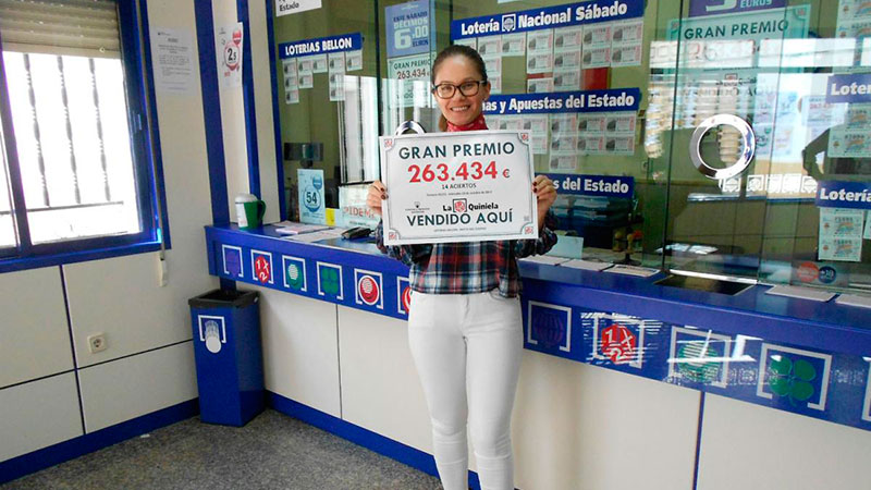 Un boleto de la Quiniela con catorce aciertos deja en Mota del Cuervo 263.434 euros