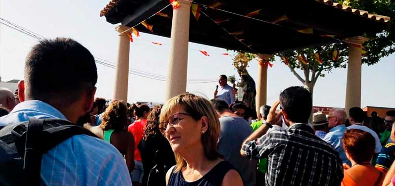 Fervor a la carrera en La Traída de la Virgen de Manjavacas