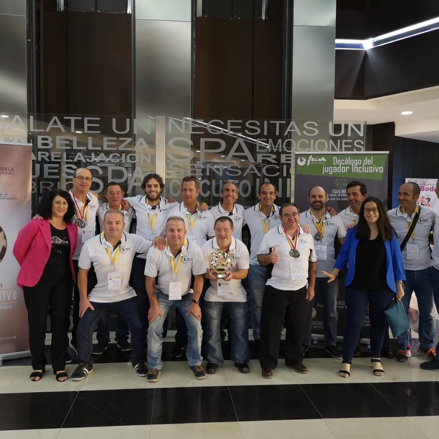 El CD El Castellar moteño, campeón de España en el VIII Campeonato Nacional de Fútbol 7 Inclusivo