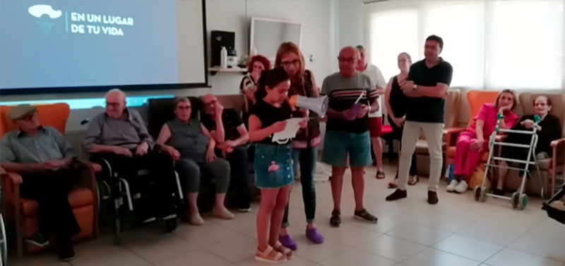 La residencia de mayores 'Los Molinos' celebró el Día del Abuelo