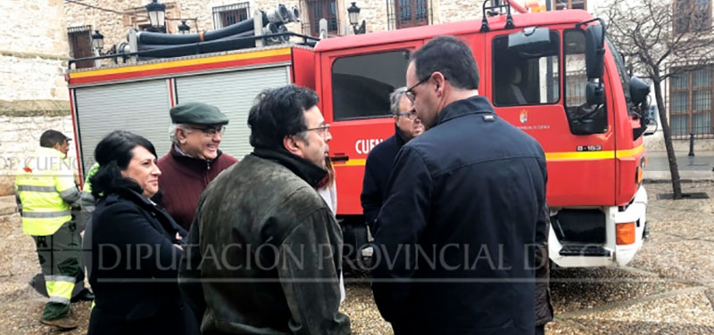 Diputación entrega dos autobombas a Mota del Cuervo y Las Pedroñeras
