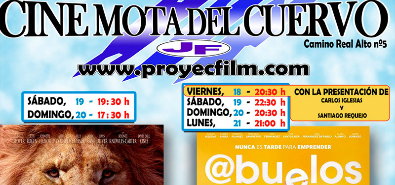 El cine de estreno vuelve al Auditorio Municipal de Mota del Cuervo