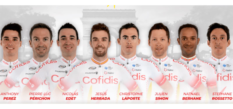El Team Cofidis confirma su equipo para el Tour de Francia con Jesús Herrada como líder