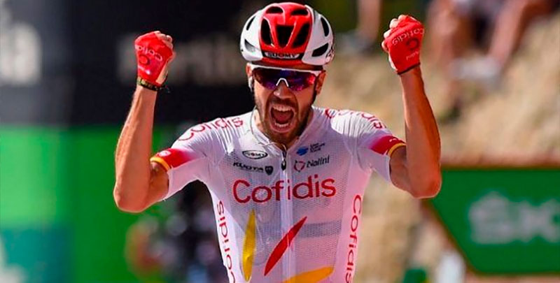 Page felicita a Jesús Herrada por la "alegría" de su victoria en la sexta etapa de la Vuelta a España