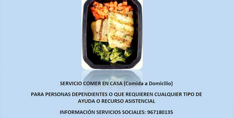 Mota del Cuervo se suma a la iniciativa de hacer llegar comida a domicilio