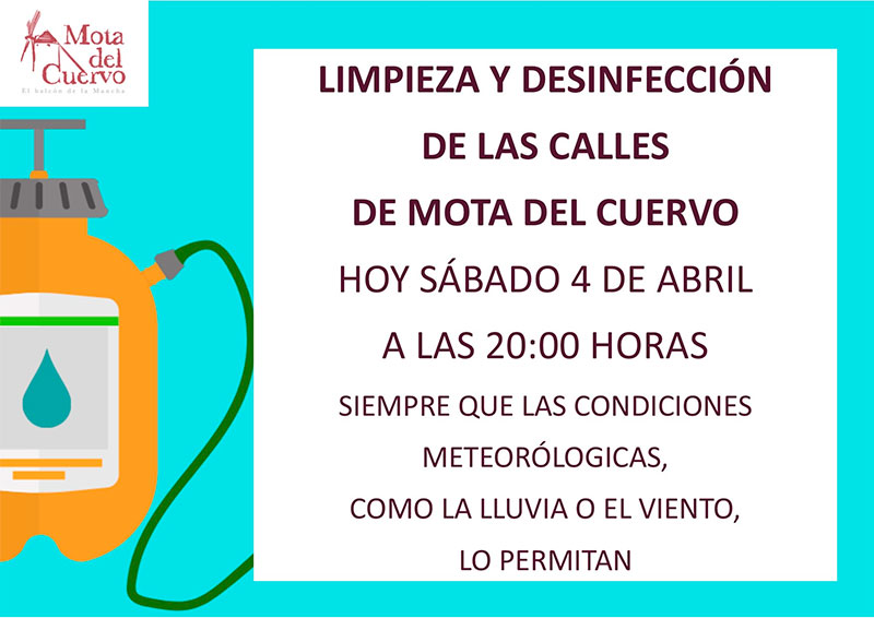 Nueva desinfección de las calles 05/04/2020