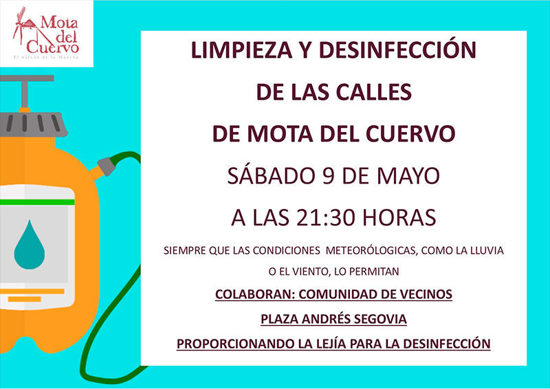 Desinfección de calles 09/05