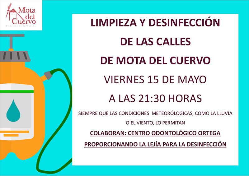 Desinfección de calles 15/05