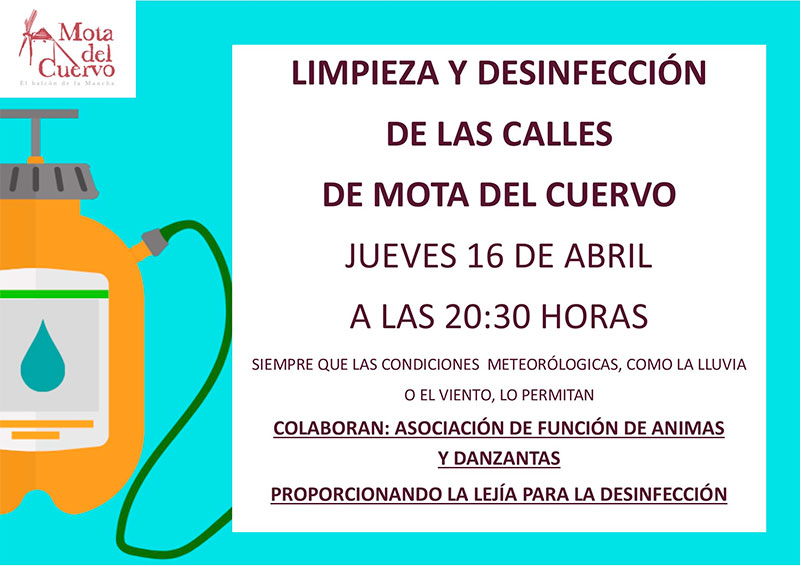 Desinfección de calles 16/04