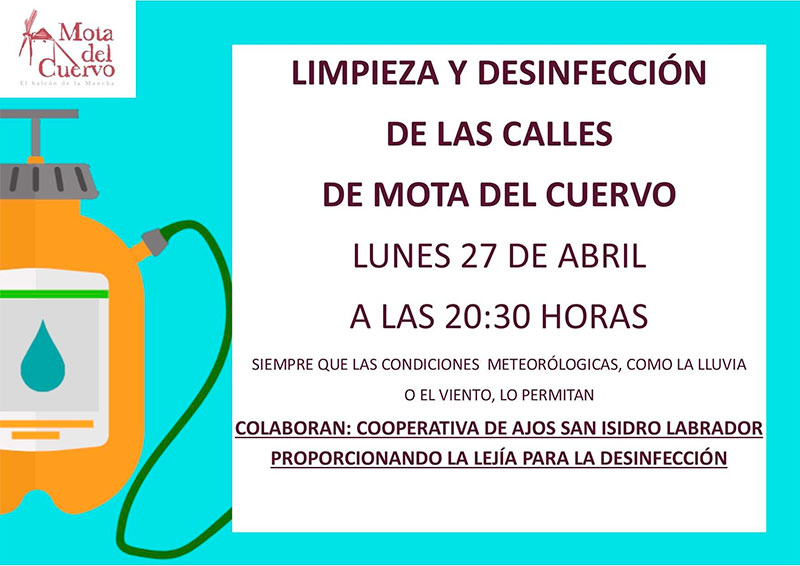 Desinfección de calles 27/04