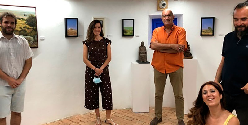 Diego Muñoz inaugura su exposición en el museo de Mota del Cuervo
