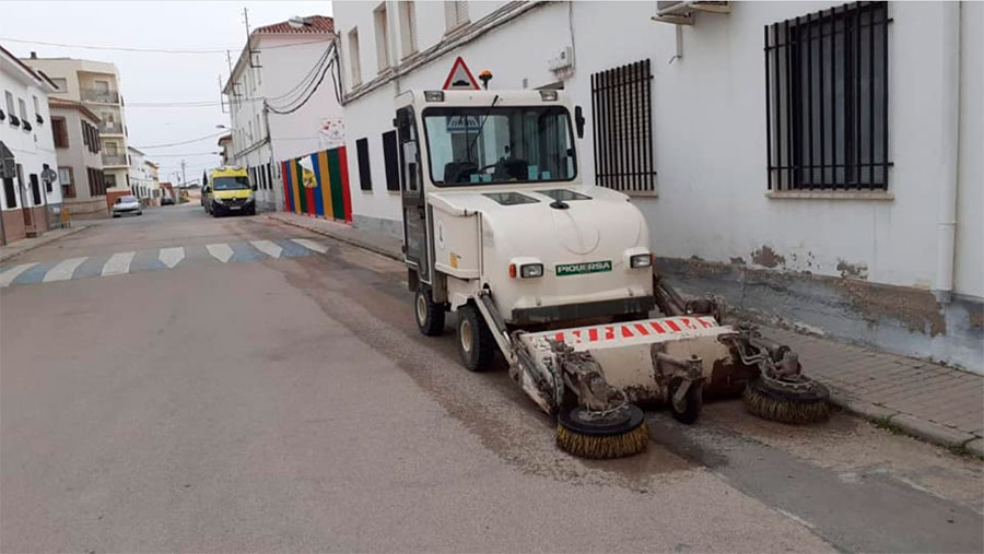 Plan de limpieza en Mota del Cuervo