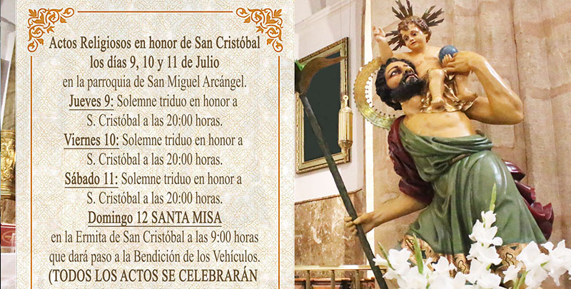 Actos en honor a San Cristóbal