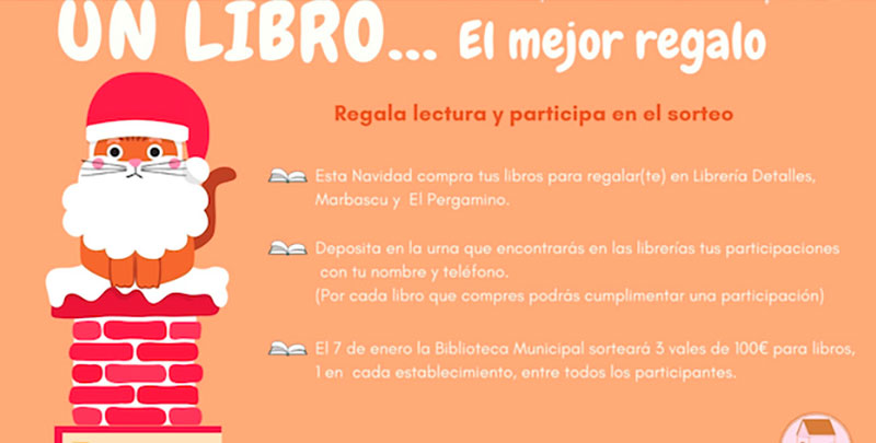 La biblioteca sortea 300 euros para adquirir libros en Mota del Cuervo