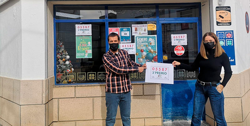 El 5.587, tercer premio de la lotería de El Niño, ‘cae’ en Mota del Cuervo y reparte 250.000 euros