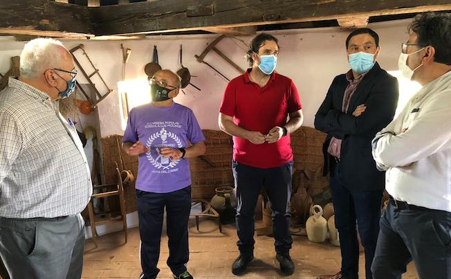 Visita del Presidente de la Diputación de Cuenca