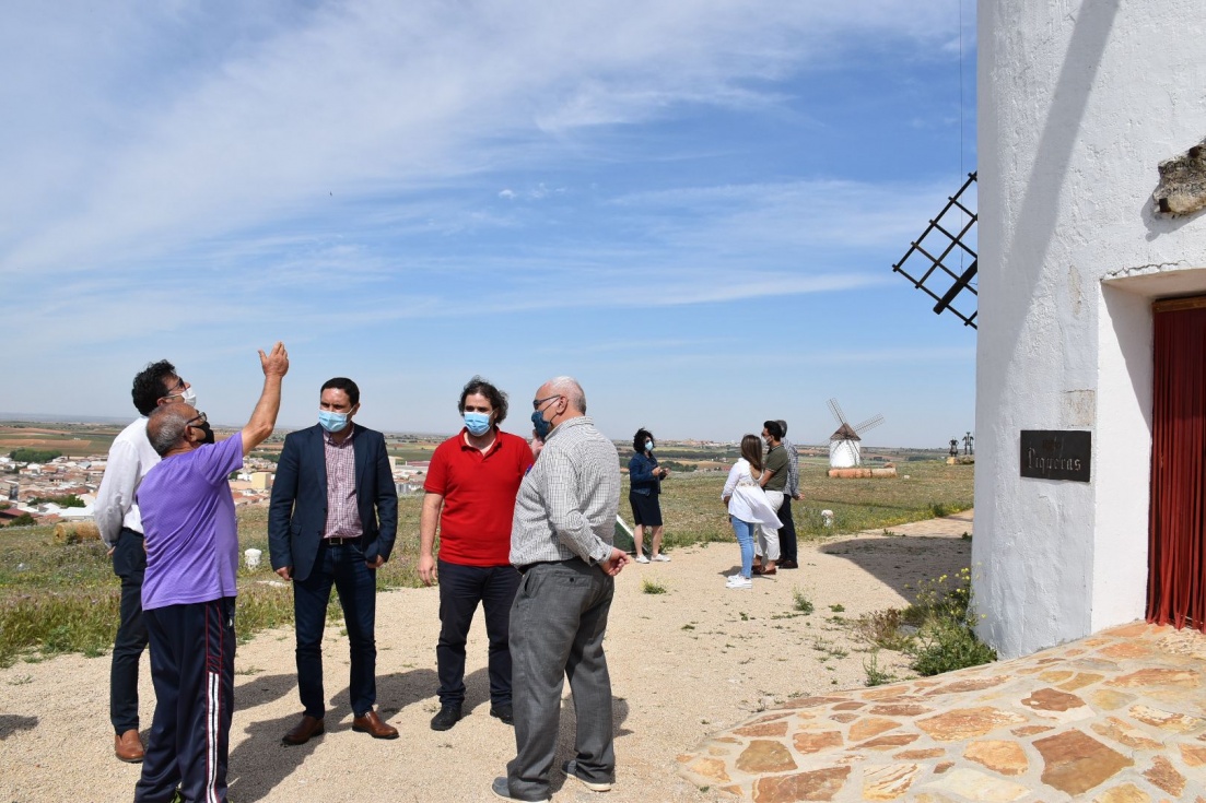 Visita del Presidente de la Diputación de Cuenca