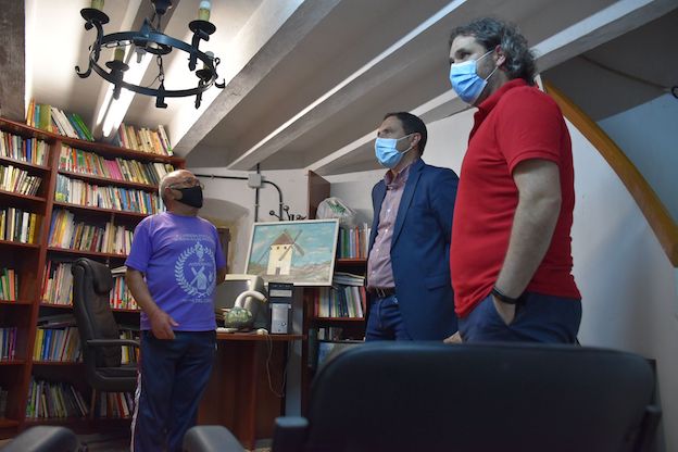 Visita del Presidente de la Diputación de Cuenca