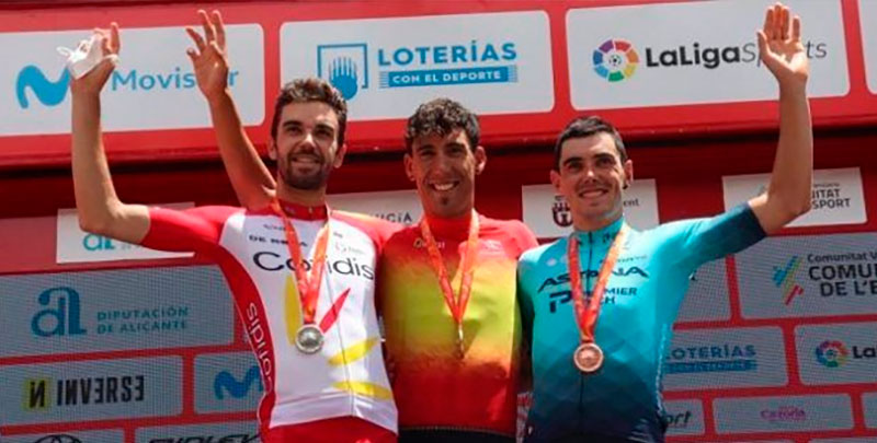 El moteño Jesús Herrada, subcampeón de España en ruta