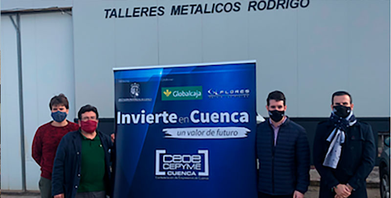 Talleres Metálicos Rodrigo se suma a 'Invierte en Cuenca' con su planta de recuperación de residuos de poliuretano