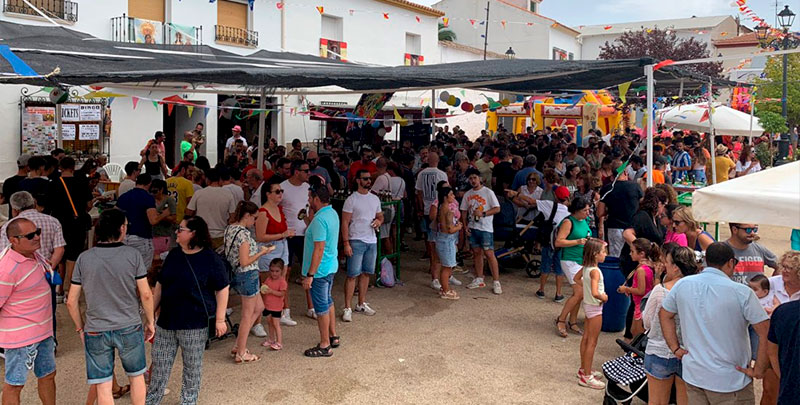 Las 'Rifas' cierran los festejos populares del barrio cantarero de Mota del Cuervo