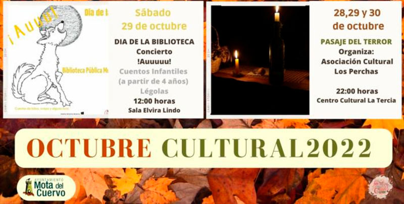 Una variada programación cultural da la bienvenida al mes de octubre en Mota