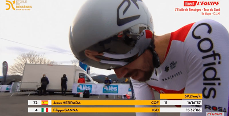 Jesús Herrada termina en el 15º puesto de la general de la Etoile de Bessèges – Tour du Gard
