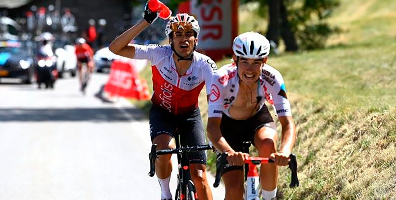 Un excelente José Herrada termina tercero en la sexta jornada del Tour de Suiza