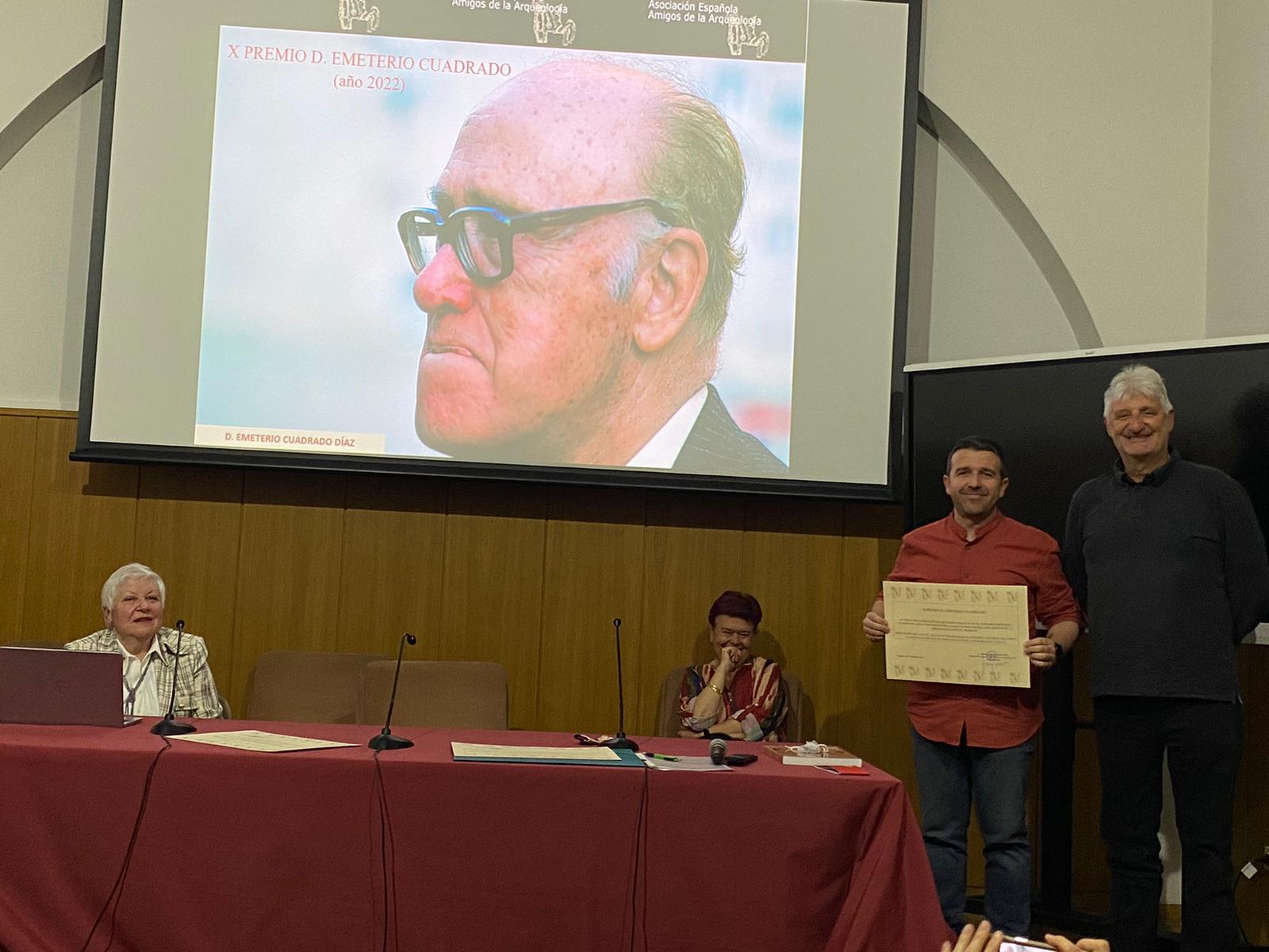 Diego Díaz González finalista en el pretigioso premio Emeterio Cuadrado de Arqueología