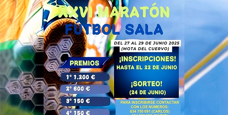 La XXVI Maratón de Mota del Cuervo ya conoce sus horarios de competición