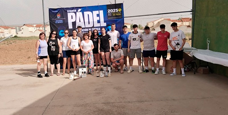 Fiesta del pádel en Mota del Cuervo con el Circuito de la Diputación