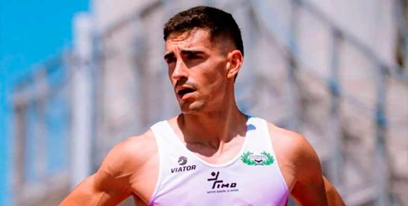 Alberto Calero, velocista moteño, compite este fin de semana en el Campeonato de España Absoluto Short Track en Valencia