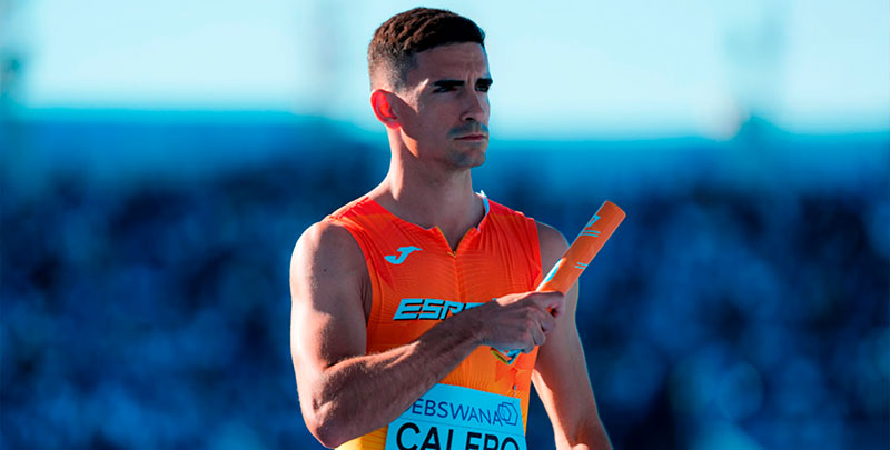 Alberto Calero contribuye al mejor registro español del año en los World Athletics Relays