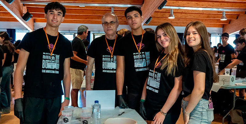 De Mota del Cuervo a El Escorial: cuatro alumnos conquenses compiten por ser los mejores haciendo hormigón