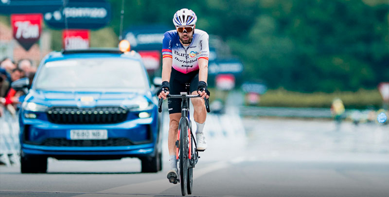 El moteño Jesús Herrada (Burgos BH) acaba 14º en el Campeonato de España en Ruta